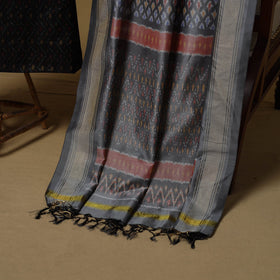 Handloom sico pochampally ikat 2pc unstitched dress