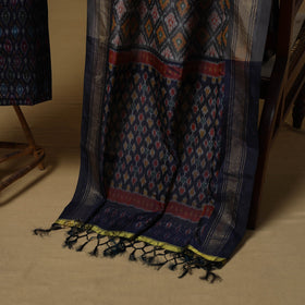 Handloom sico pochampally ikat 2pc unstitched dress