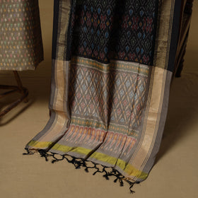 Handloom sico pochampally ikat 2pc unstitched dress
