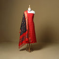 Handloom sico pochampally ikat 2pc unstitched dress