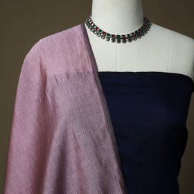 Handloom silk cotton pochampally ikat 3pc unstitched dress