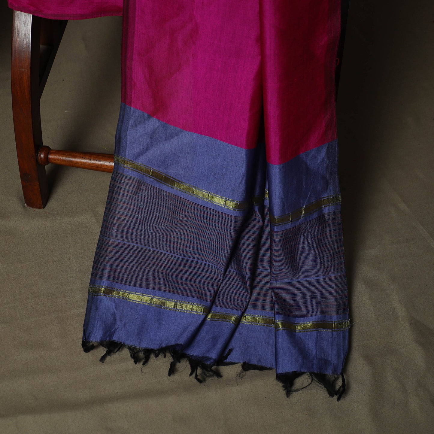 Handloom silk cotton pochampally ikat 3pc unstitched dress