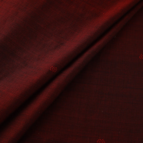 Handloom thread buti mercerised cotton chanderi fabric 05