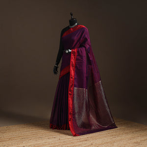 Handloom tissue zari chanderi silk saree 12 - handcrafted