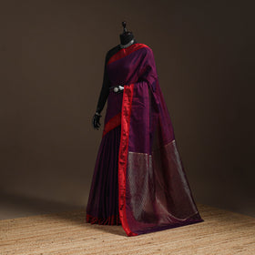 Handloom tissue zari chanderi silk saree 12 - handcrafted