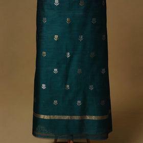 Handloom zari buti chanderi silk 2pc unstitched dress