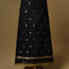 Handloom zari buti chanderi silk 2pc unstitched dress