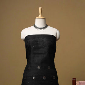 Handloom zari buti chanderi silk 2pc unstitched dress