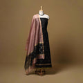 Handloom zari buti chanderi silk 2pc unstitched dress