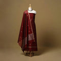 Handloom zari buti chanderi silk 2pc unstitched dress