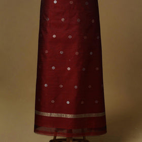 Handloom zari buti chanderi silk 2pc unstitched dress