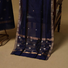 Handloom zari buti chanderi silk 2pc unstitched dress