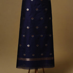 Handloom zari buti chanderi silk 2pc unstitched dress