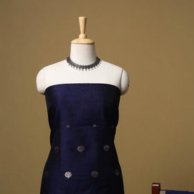 Handloom zari buti chanderi silk 2pc unstitched dress