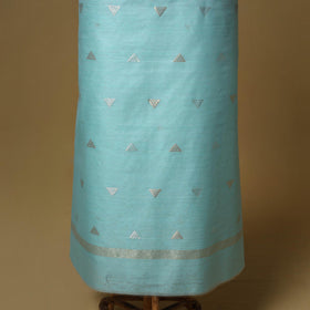 Handloom zari buti chanderi silk 2pc unstitched dress