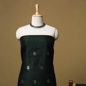 Handloom zari buti chanderi silk 2pc unstitched dress