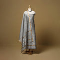 Handloom zari buti chanderi silk 2pc unstitched dress