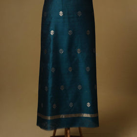 Handloom zari buti chanderi silk 2pc unstitched dress