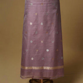 Handloom zari buti chanderi silk 2pc unstitched dress