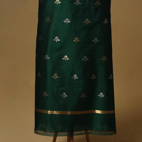 Handloom zari buti chanderi silk 2pc unstitched dress