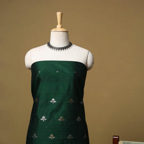 Handloom zari buti chanderi silk 2pc unstitched dress