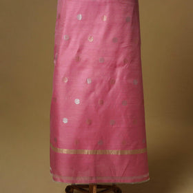 Handloom zari buti chanderi silk 2pc unstitched dress