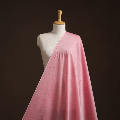 Handloom zari buti mercerised cotton chanderi fabric 02