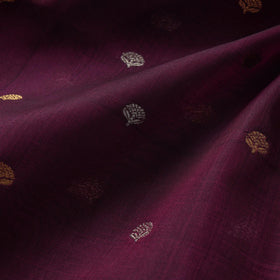 Handloom zari buti pure chanderi silk fabric 05