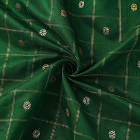 Handloom zari buti pure chanderi silk fabric 07