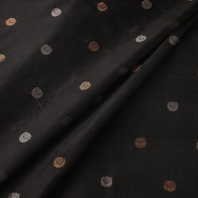 Handloom zari buti pure chanderi silk fabric 09