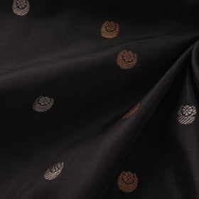 Handloom zari buti pure chanderi silk fabric 09