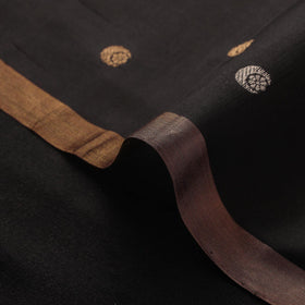 Handloom zari buti pure chanderi silk fabric 09