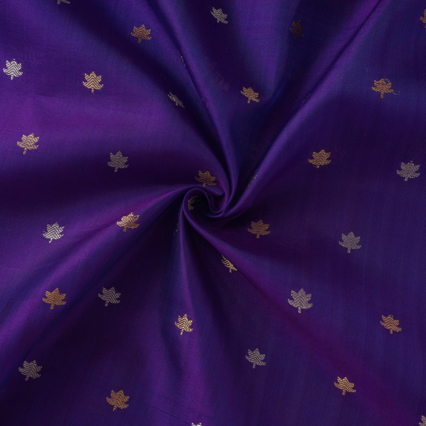 Handloom zari buti pure chanderi silk fabric 10