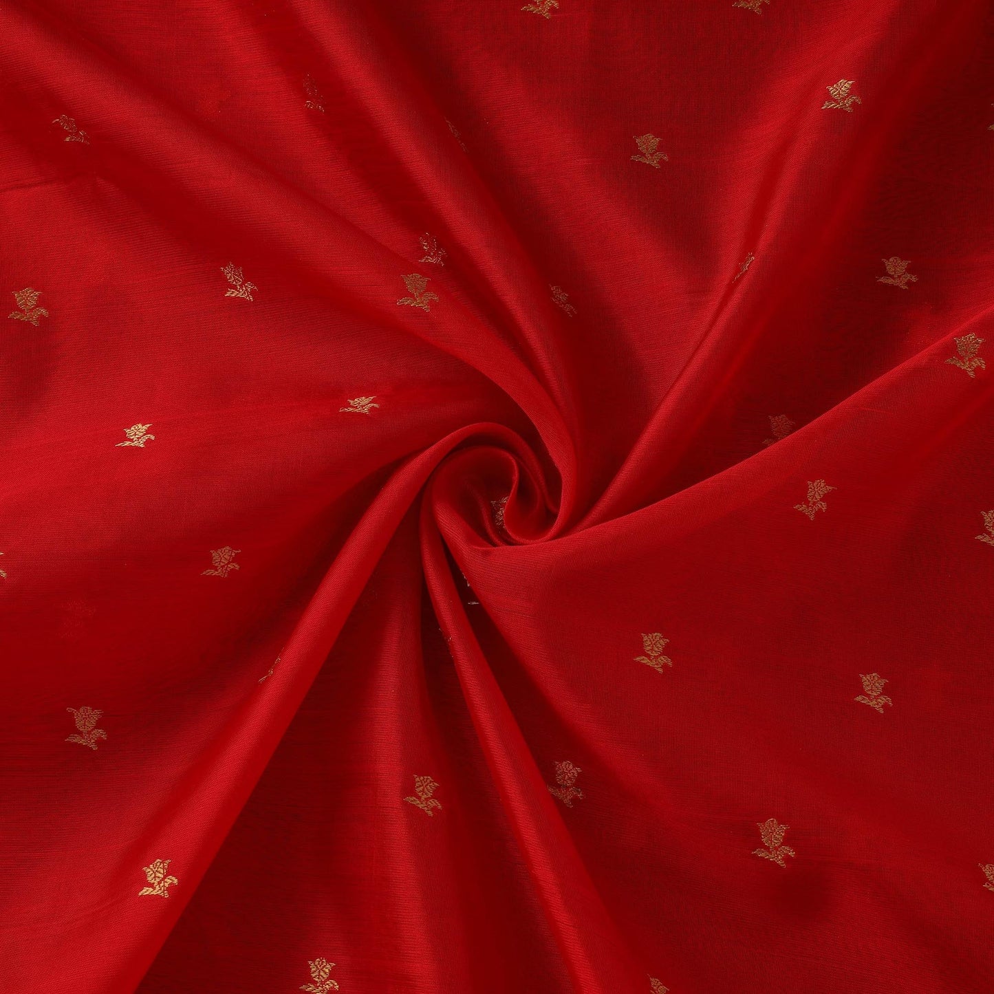 Handloom zari buti pure chanderi silk fabric 11