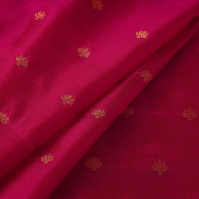 Handloom zari buti pure chanderi silk fabric 12