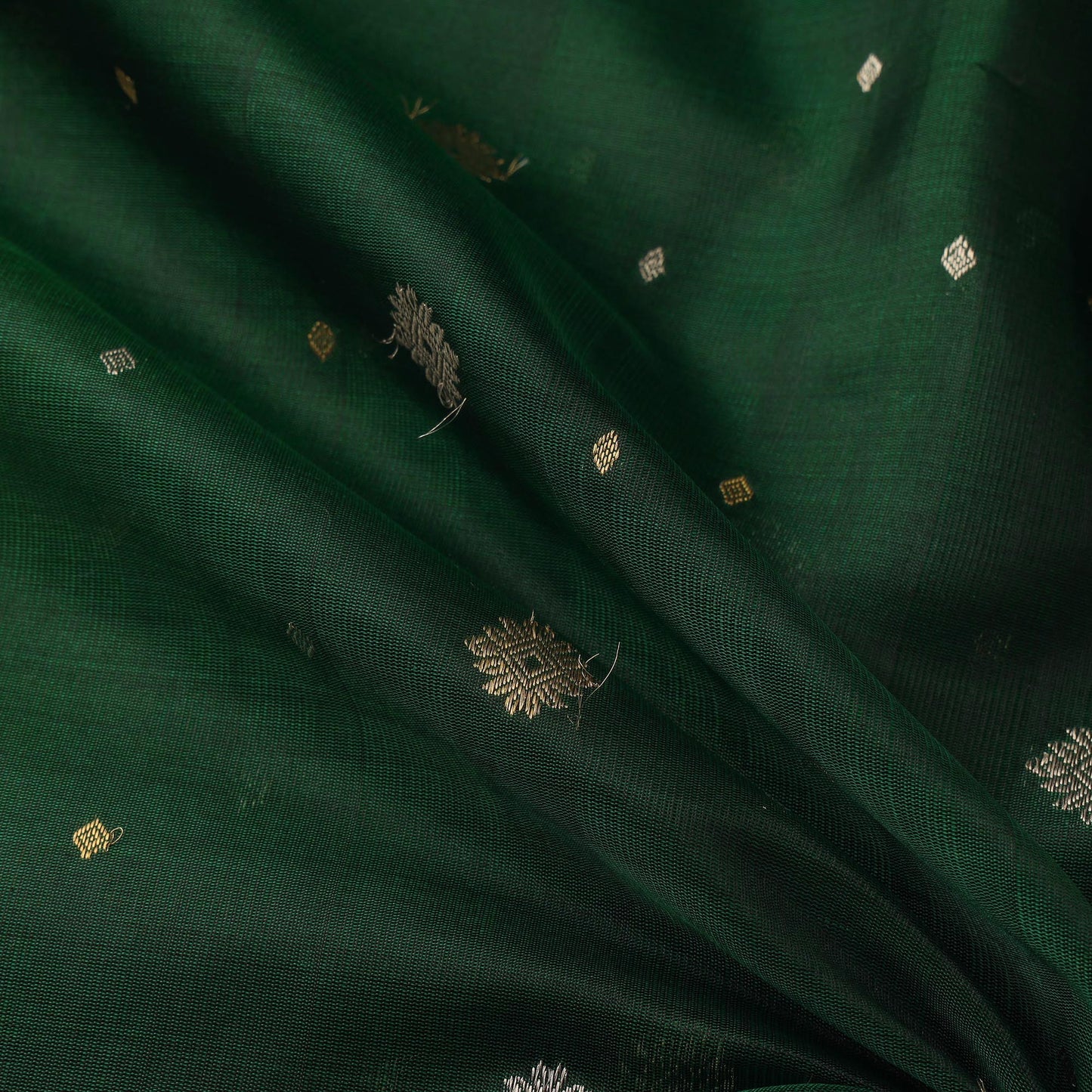 Handloom zari buti pure chanderi silk fabric 13