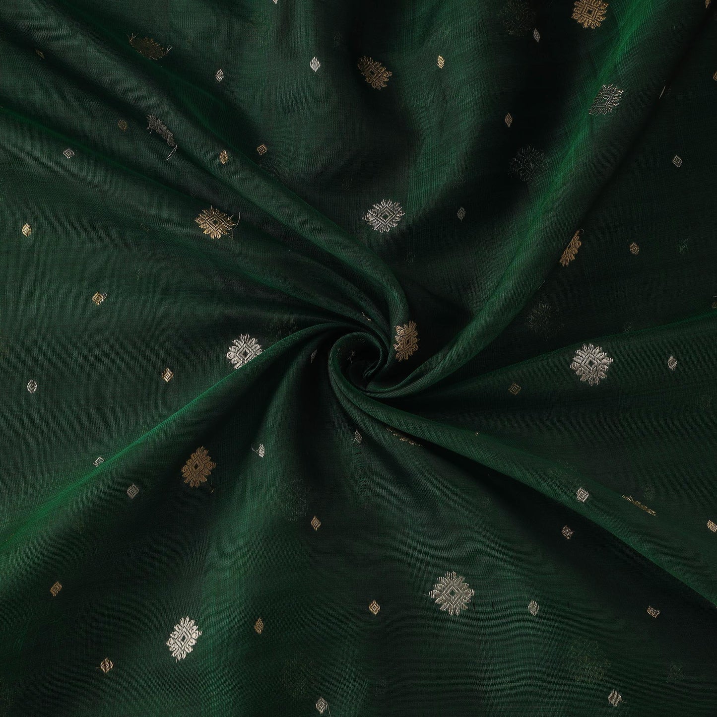 Handloom zari buti pure chanderi silk fabric 13