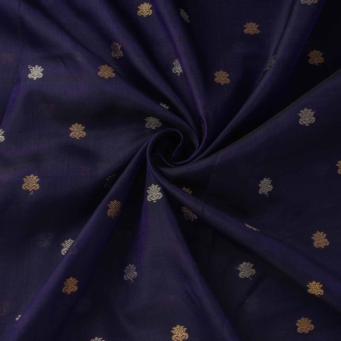 Handloom zari buti pure chanderi silk fabric 15