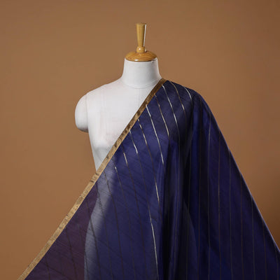 Handloom zari buti pure chanderi silk fabric 16