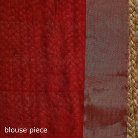 Handloom zari work chanderi silk saree 01 - handcrafted