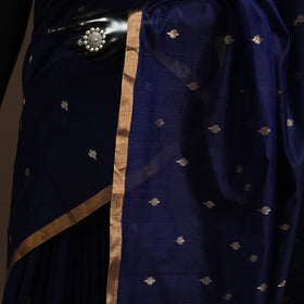Handloom zari work chanderi silk saree 03 - handcrafted