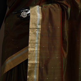 Handloom zari work chanderi silk saree 04 - handcrafted