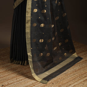 Handloom zari work chanderi silk saree 07 - handcrafted