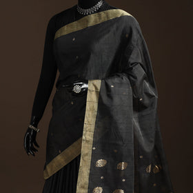 Handloom zari work chanderi silk saree 07 - handcrafted