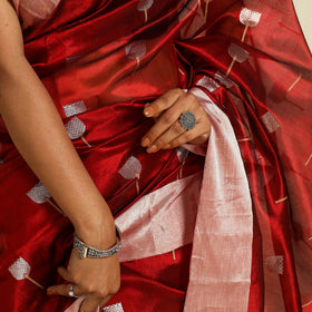 Buy Handloom Zari Work Chanderi Silk Saree