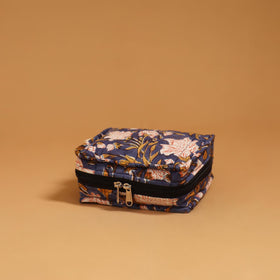 Handmade 4 pockets quilted jewellery bag 03 - handcrafted