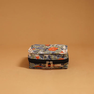 Handmade 4 pockets quilted jewellery bag 04 - handcrafted