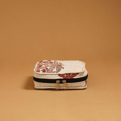 Handmade 4 pockets quilted jewellery bag 07 - handcrafted