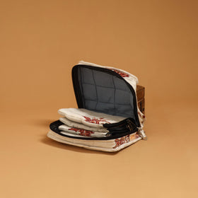 Handmade 4 pockets quilted jewellery bag 07 - handcrafted