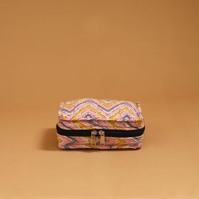 Handmade 4 pockets quilted jewellery bag 09 - handcrafted